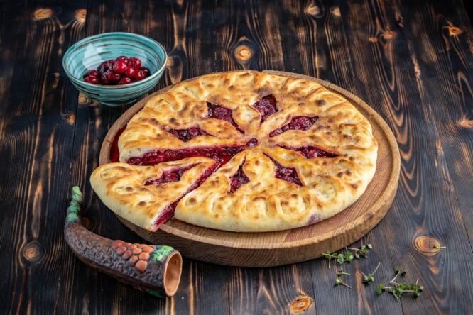 Ossetian cherry pie