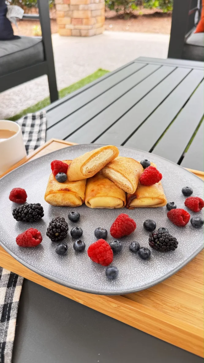 Pancakes with cottage cheese